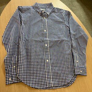 CPC Childrenswear Owen Oxford Gingham Shirt 14 Button Down Bright Blue and White